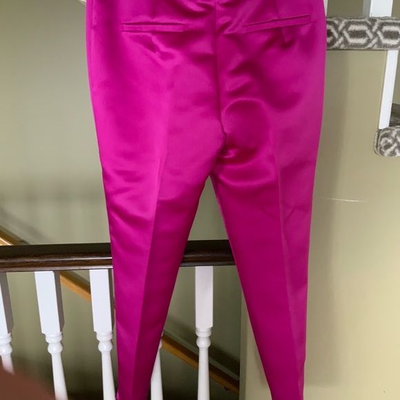 Milly Pink Silk Pants - Picture 2 of 7